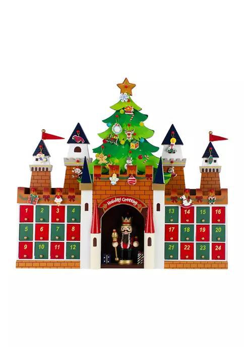 商品Northlight|20.5Inch Nutcracker Castle Christmas Advent Calendar Decoration,价格¥3820,第7张图片详细描述