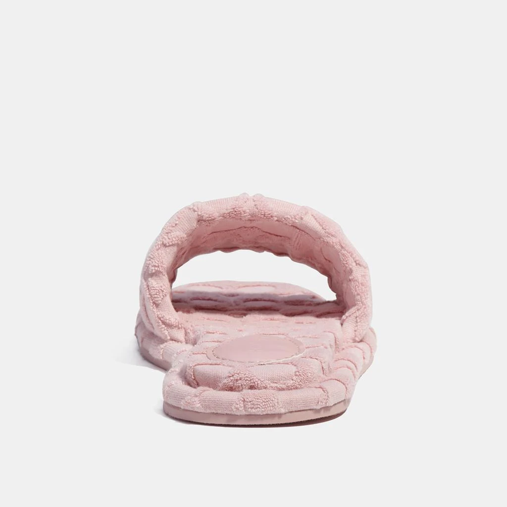 商品Coach|Coach Bridgett Terry Cloth Sliders,价格¥534,第4张图片详细描述