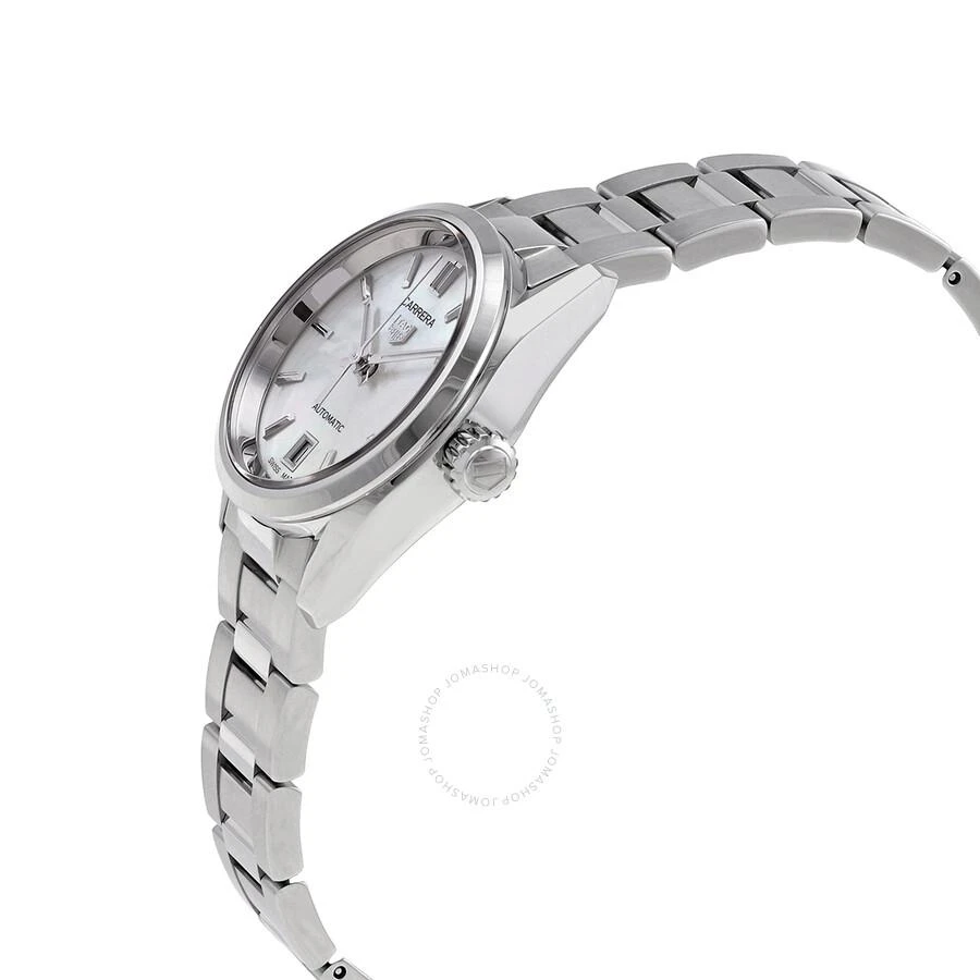 商品TAG Heuer|Carrera Automatic White Mother of Pearl Dial Ladies Watch WBN2410-BA0621,价格¥15223,第2张图片详细描述