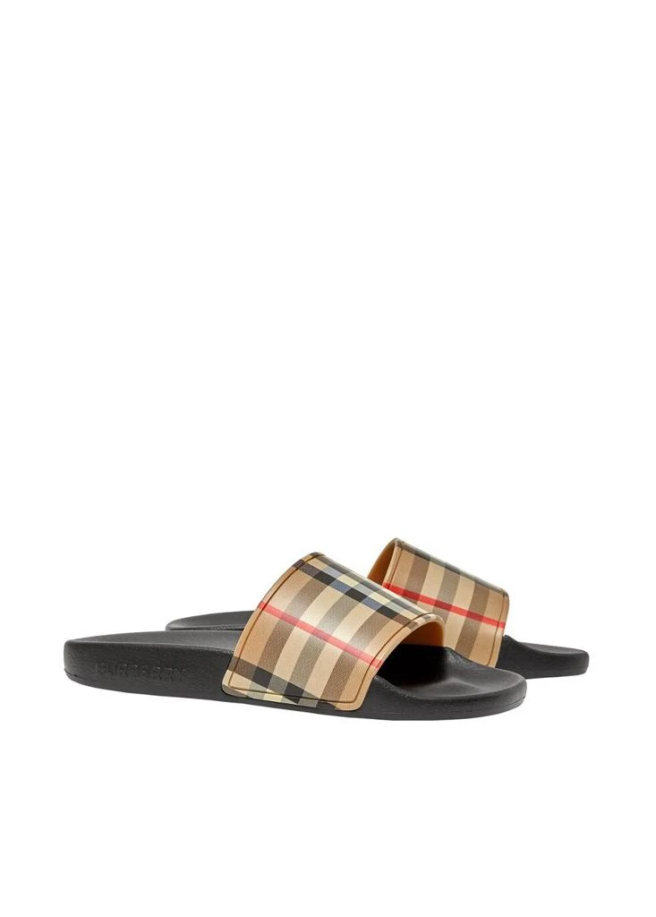 商品Burberry|Vintage check slides.,价格¥1769,第3张图片详细描述