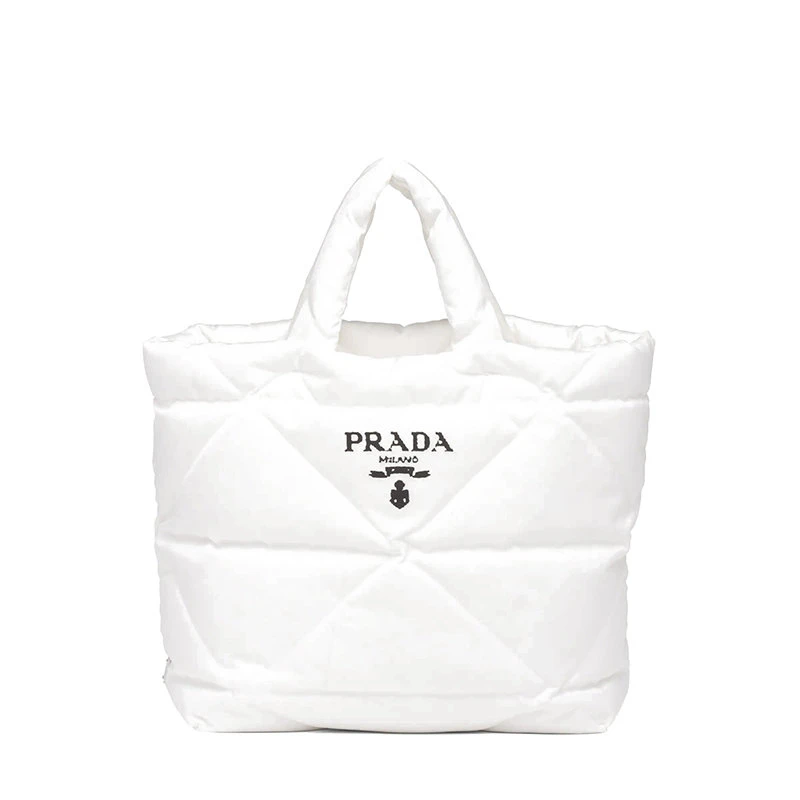 商品Prada|【预售3-7天】普拉达 男士白色尼龙斜挎单肩包2VG082_2DXR_F0009_V_OOO,价格¥15077,第1张图片