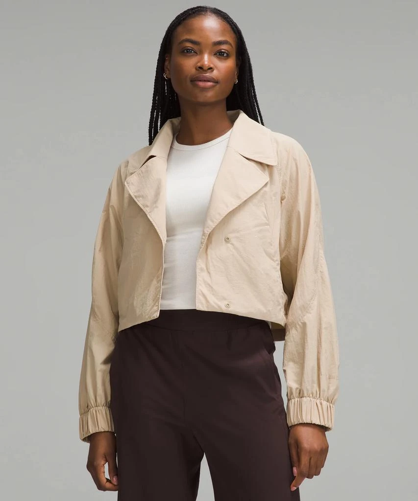 商品Lululemon|Cropped Trench Jacket,价格¥1238,第3张图片详细描述