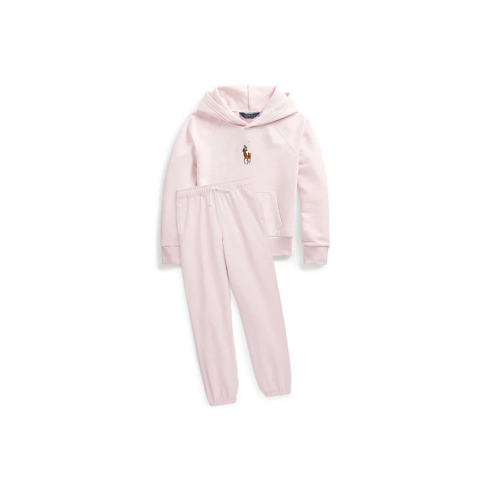 商品Ralph Lauren|Big Girls Big Pony Fleece Hoodie Sweatshirt,价格¥438,第3张图片详细描述