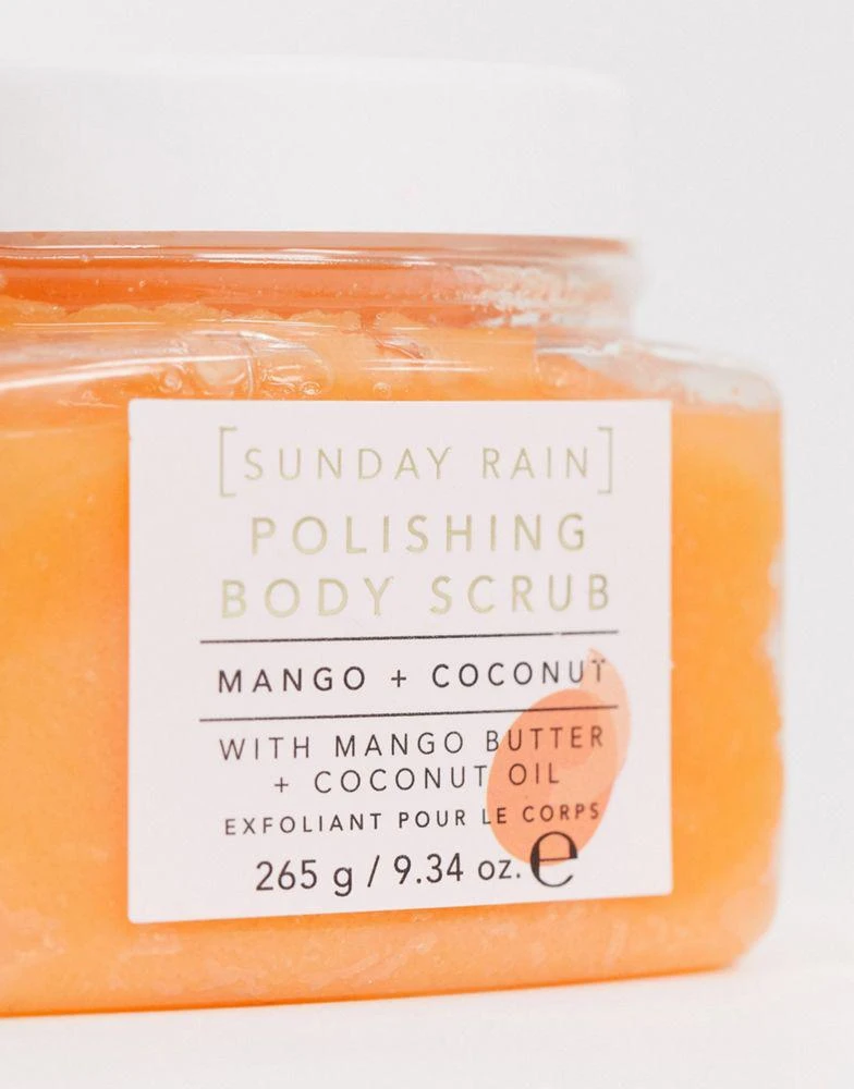 商品Sunday Rain|Sunday Rain Creamy Body Scrub Mango & Coconut,价格¥63,第4张图片详细描述