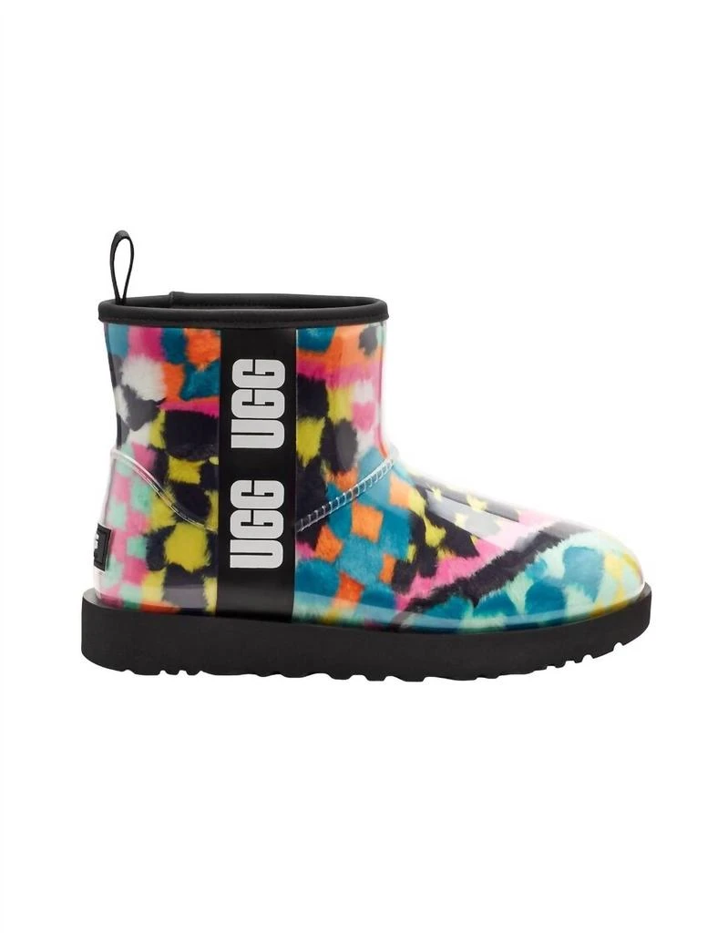 商品UGG|Classic Clear Mini Checks Bootie in Black Multi,价格¥1048,第1张图片