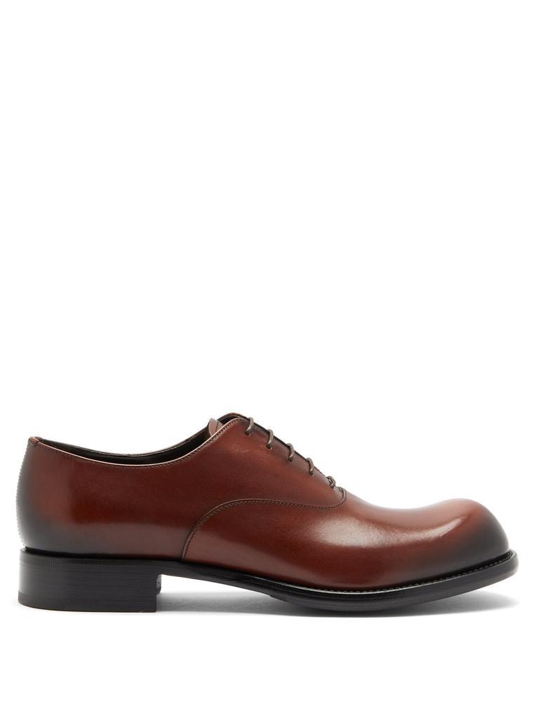商品Prada|Cadett leather Derby shoes,价格¥6576,第1张图片