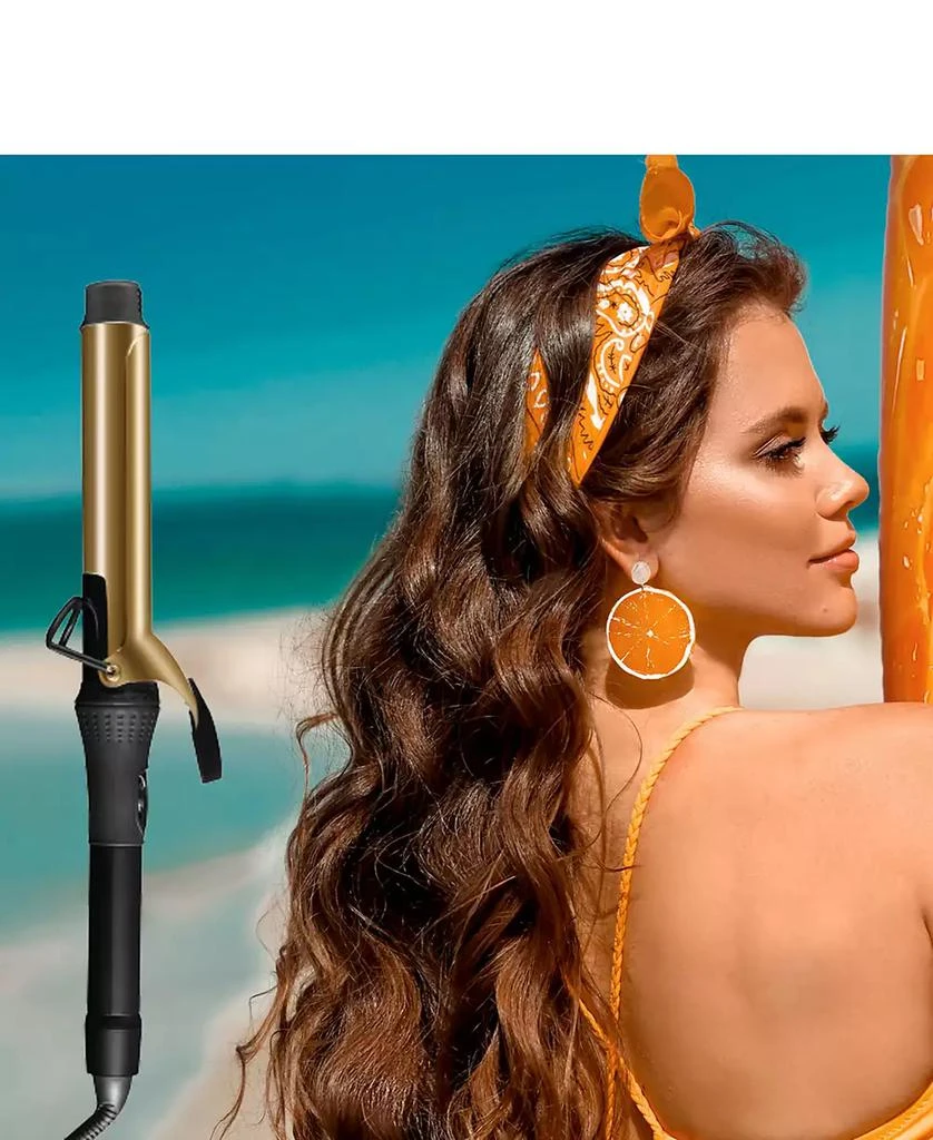 商品StyleCraft Professional|24K Gold Hair Style Stix Long Spring Curling Iron 1.25" Inch,价格¥499,第4张图片详细描述