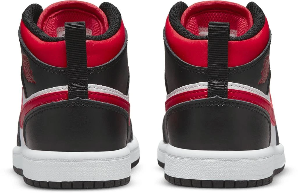 商品Jordan|Jordan Kids' Preschool Air Jordan 1 Mid Basketball Shoes,价格¥621,第5张图片详细描述
