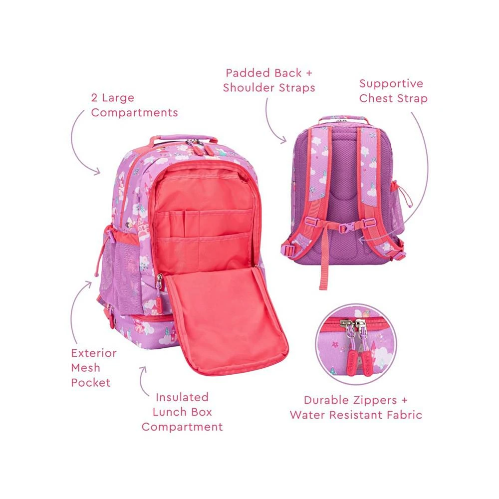 商品Bentgo|Kids Prints 2-In-1 Backpack and Insulated Lunch Bag - Fairies,价格¥443,第4张图片详细描述