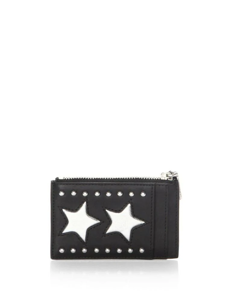 商品Rebecca Minkoff|Rebecca Minkoff - St. Tropez Stars Zip Leather Card Case,价格¥394,第1张图片