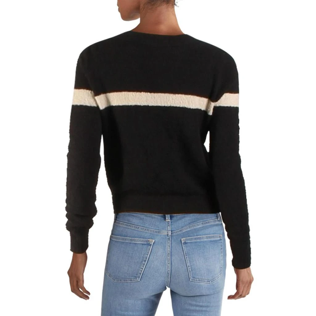 商品Vince|Vince Womens Cotton Blend Single Stripe Crop Sweater,价格¥427,第3张图片详细描述