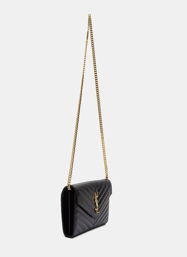 商品Yves Saint Laurent|Cassandre Matelassé Chain Wallet,价格¥10783,第2张图片详细描述