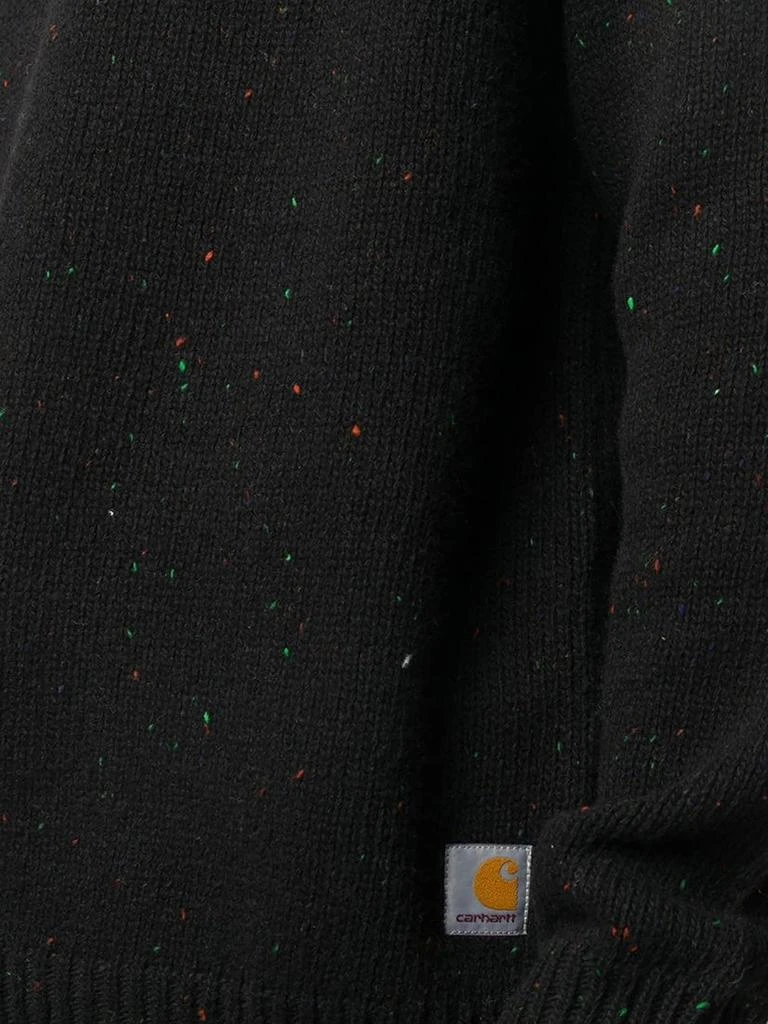 商品Carhartt|Carhartt Black Lambswool And Cotton-blend Jumper,价格¥942,第3张图片详细描述