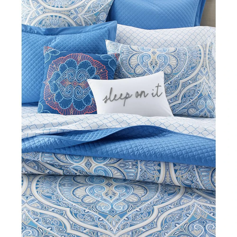 CLOSEOUT! Quilted Cotton Sham, European, Created for Macy's 商品