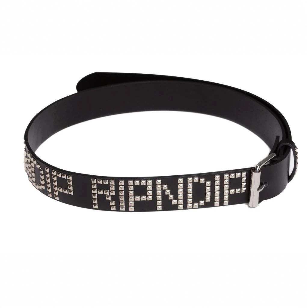 商品RIPNDIP|Rockstar Leather Belt (Black),价格¥186,第1张图片