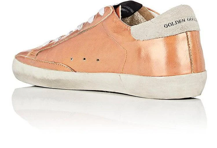 商品Golden Goose|Women's Superstar Metallic Leather Sneakers,价格¥960,第3张图片详细描述