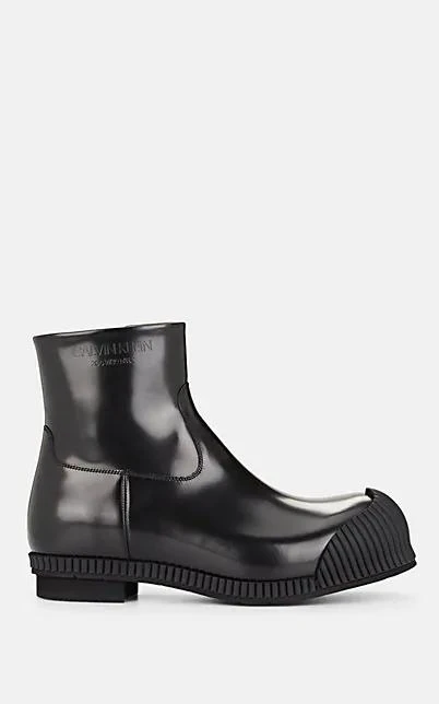 商品Calvin Klein|Dense Spazzolato Leather Boots,价格¥3329,第1张图片
