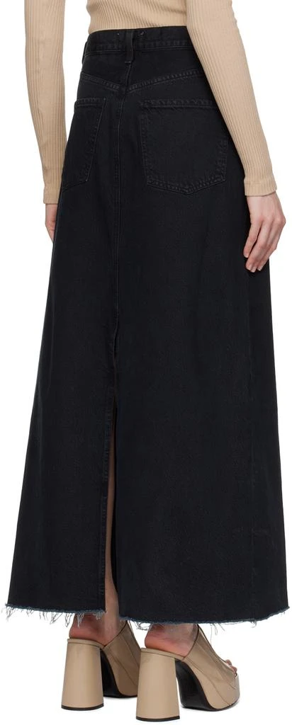 商品AGOLDE|Black Hilla Denim Maxi Skirt,价格¥795,第3张图片详细描述