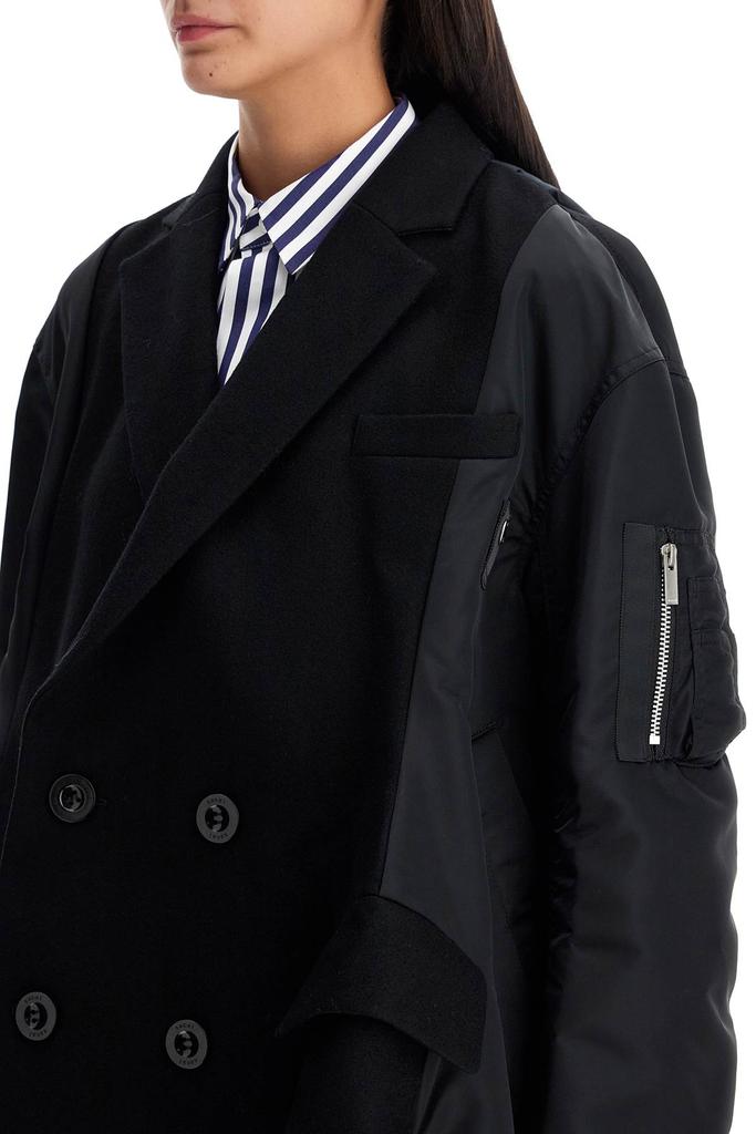 ★sacai★関税込♪NEW♪Wool Melton x Nylon Twill ジャケット wool Melton x Nylon Twill Jacket SACAI | Blondie Shop