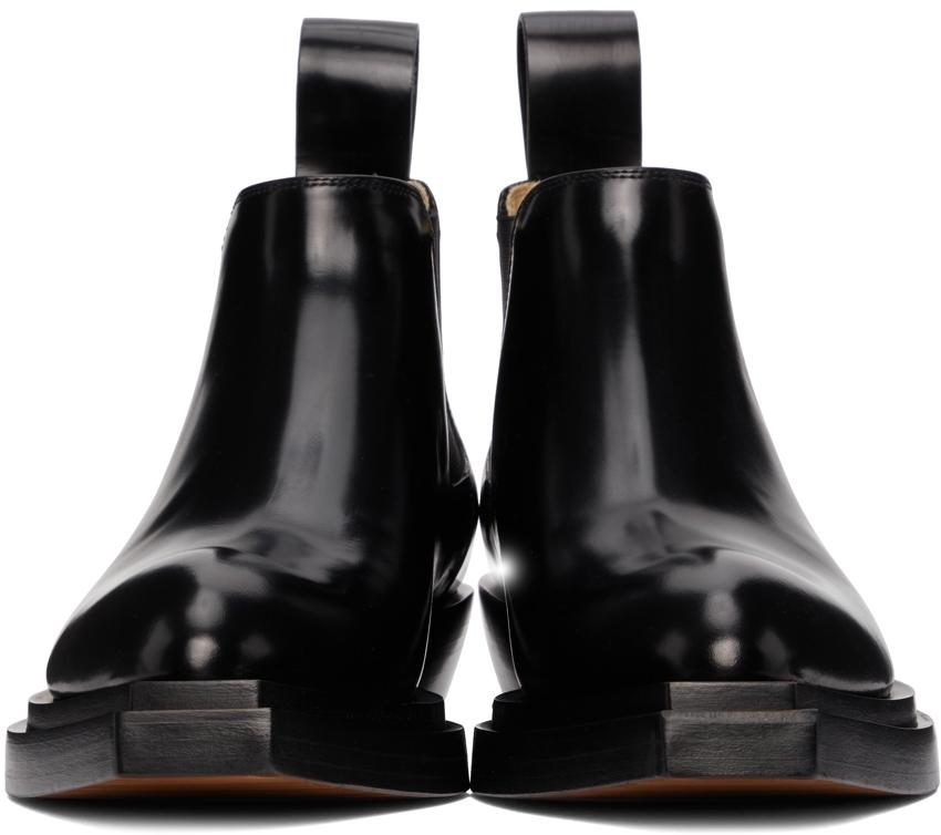 Black Chisel Chelsea Boots商品第2张图片规格展示