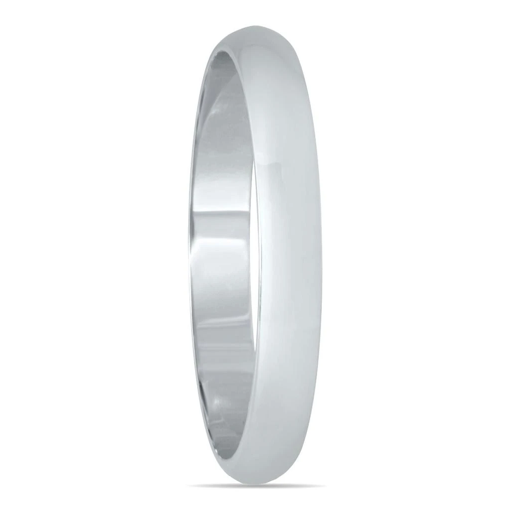 商品SSELECTS|2Mm Domed Wedding Band In 10K White Gold,价格¥675,第2张图片详细描述