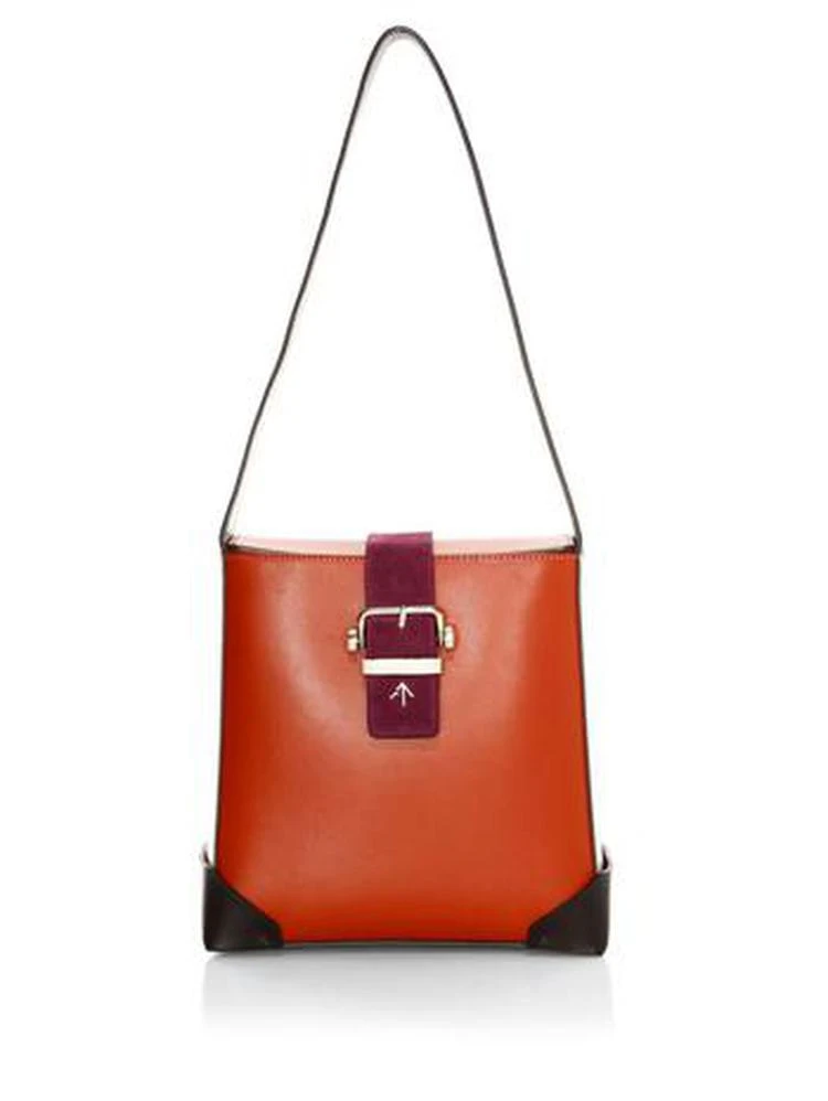 商品Manu Atelier|Trapeze Leather Crossbody Bag,价格¥2466,第1张图片