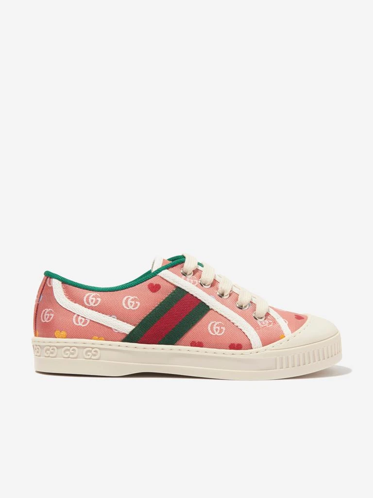 商品Gucci|Girls GG Tennis Trainers in Pink,价格¥3172,第1张图片