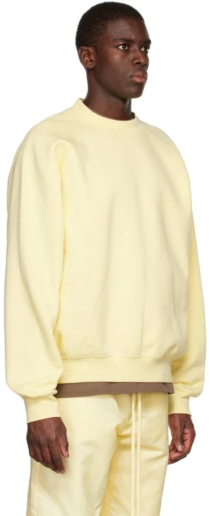 商品Essentials|Yellow Crewneck Sweatshirt,价格¥639,第2张图片详细描述