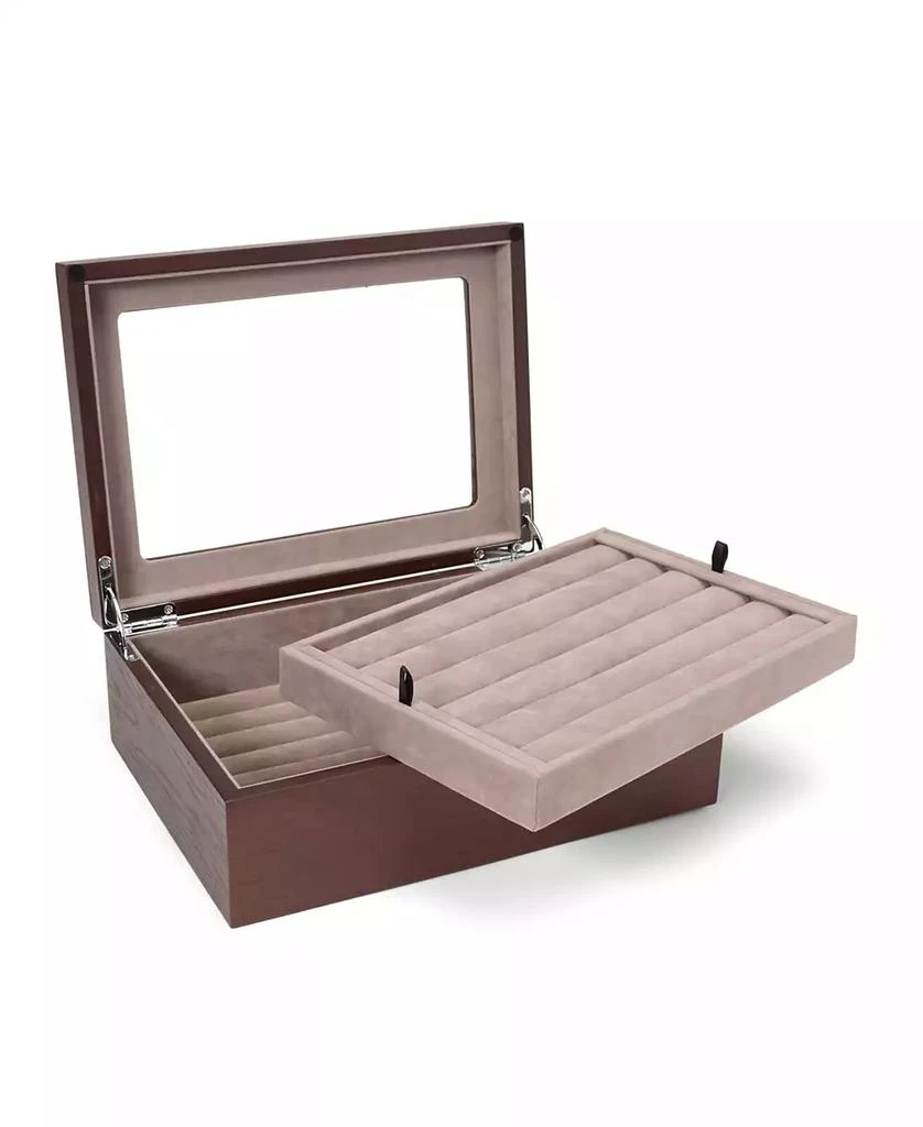 商品Ox and Bull Trading Co.|Men's Espresso Cufflinks Collector's Case,价格¥1410,第3张图片详细描述