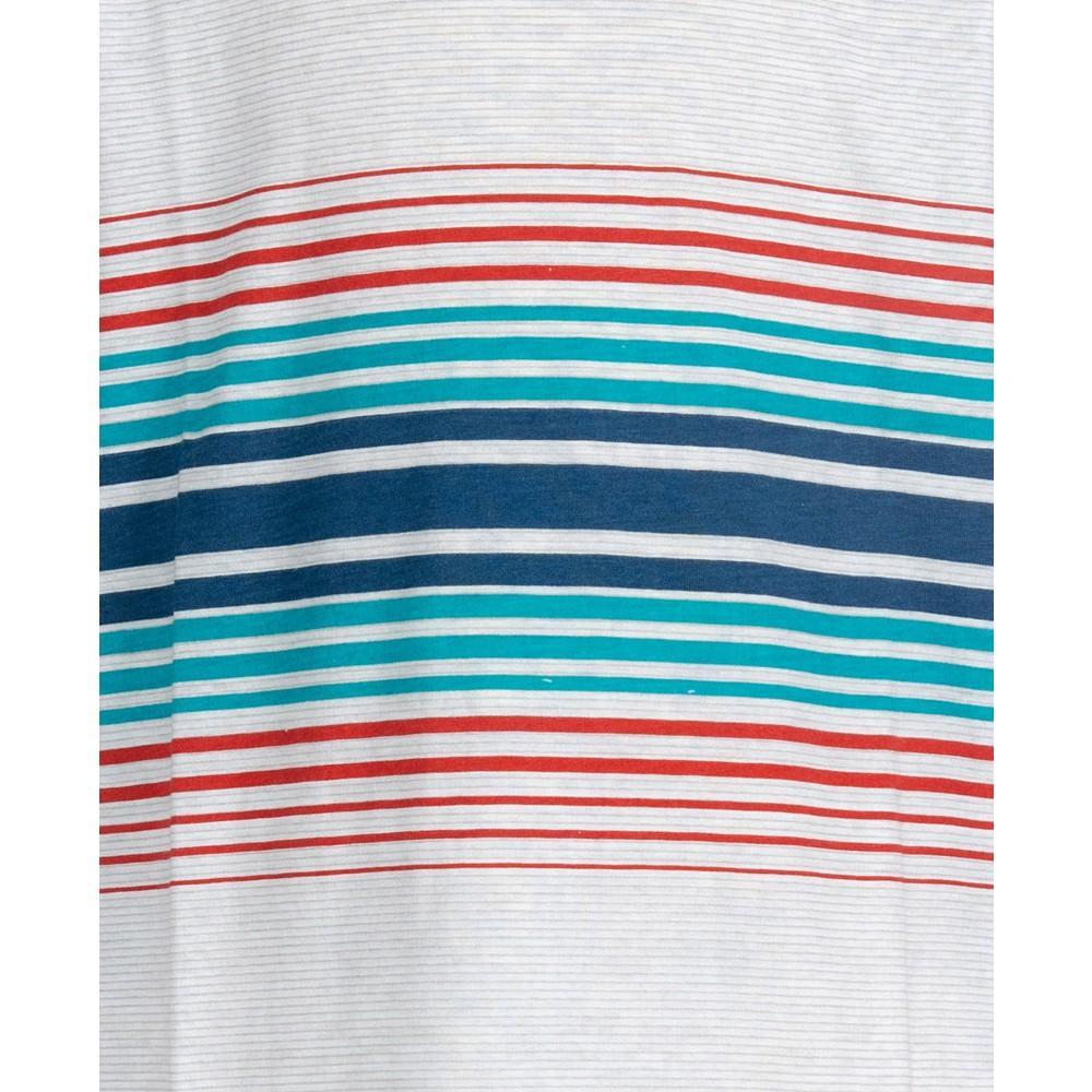商品Univibe|Big Boys Cristiano Multi Stripe Crew T-shirt,价格¥74,第5张图片详细描述