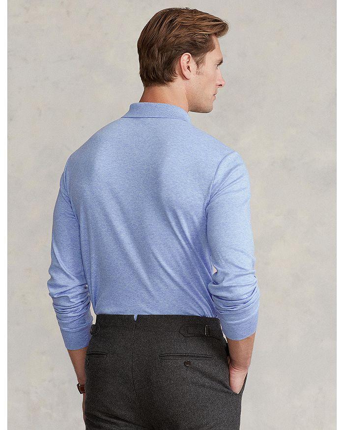 Classic Fit Soft Cotton Long-Sleeve Polo Shirt商品第3张图片规格展示