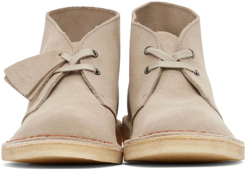 商品Clarks|Beige Desert Boots,价格¥624,第2张图片详细描述