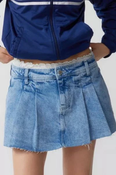 商品Urban Outfitters|UO Mia Denim Pleated Skort,价格¥74,第1张图片