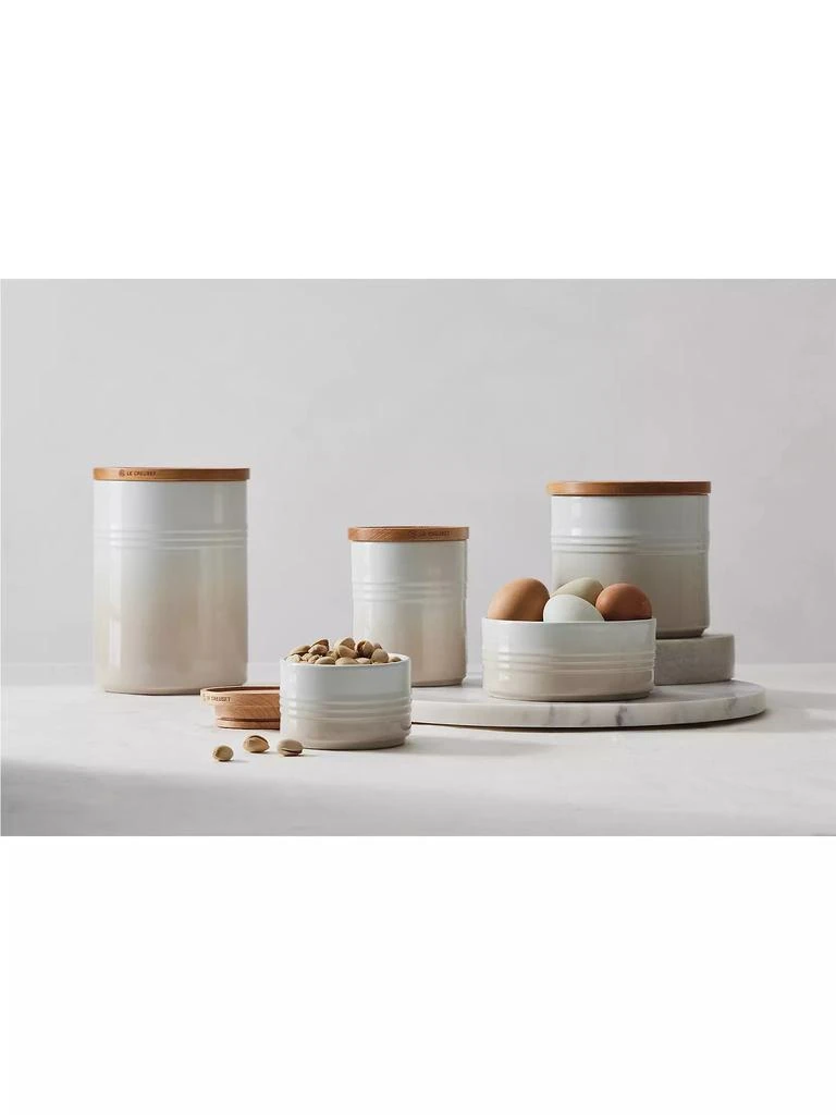 商品Le Creuset|1.5-Quart Stoneware Canister with Wood Lid,价格¥419,第2张图片详细描述