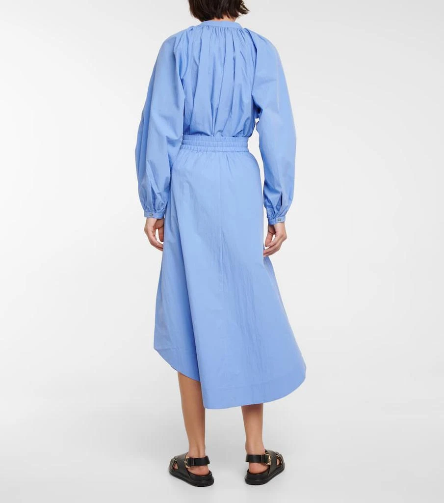 商品CO|Essentials cotton-blend midi skirt,价格¥2569,第3张图片详细描述