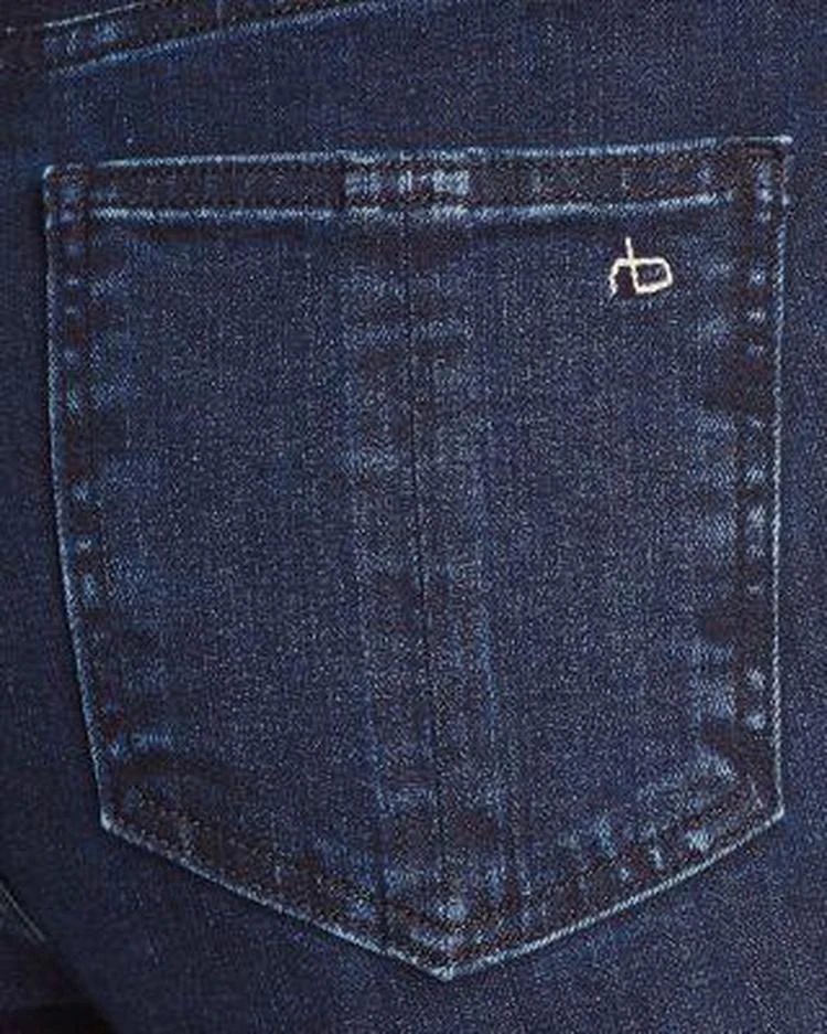 商品Rag & Bone|Mazie Side-Stripe Skinny Jeans in Igloo/Red,价格¥558,第4张图片详细描述