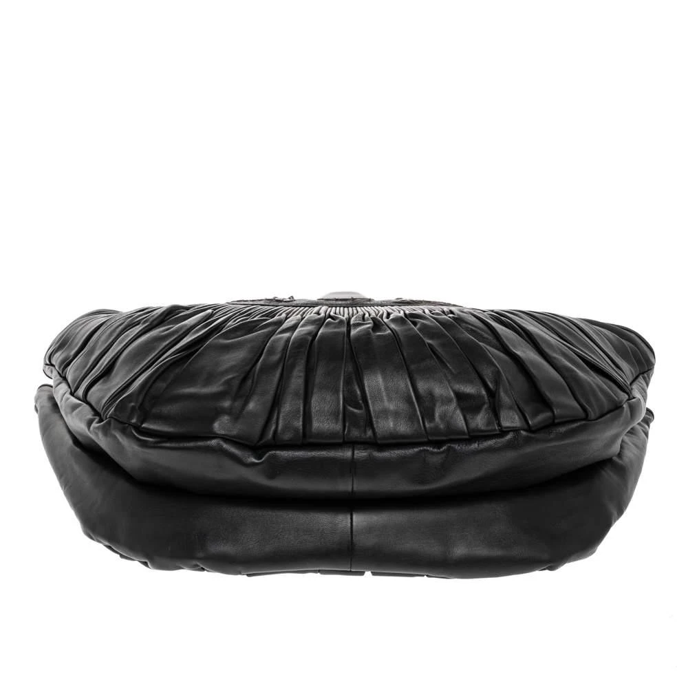 Dior Black Pleated Leather Plisse Tote 商品