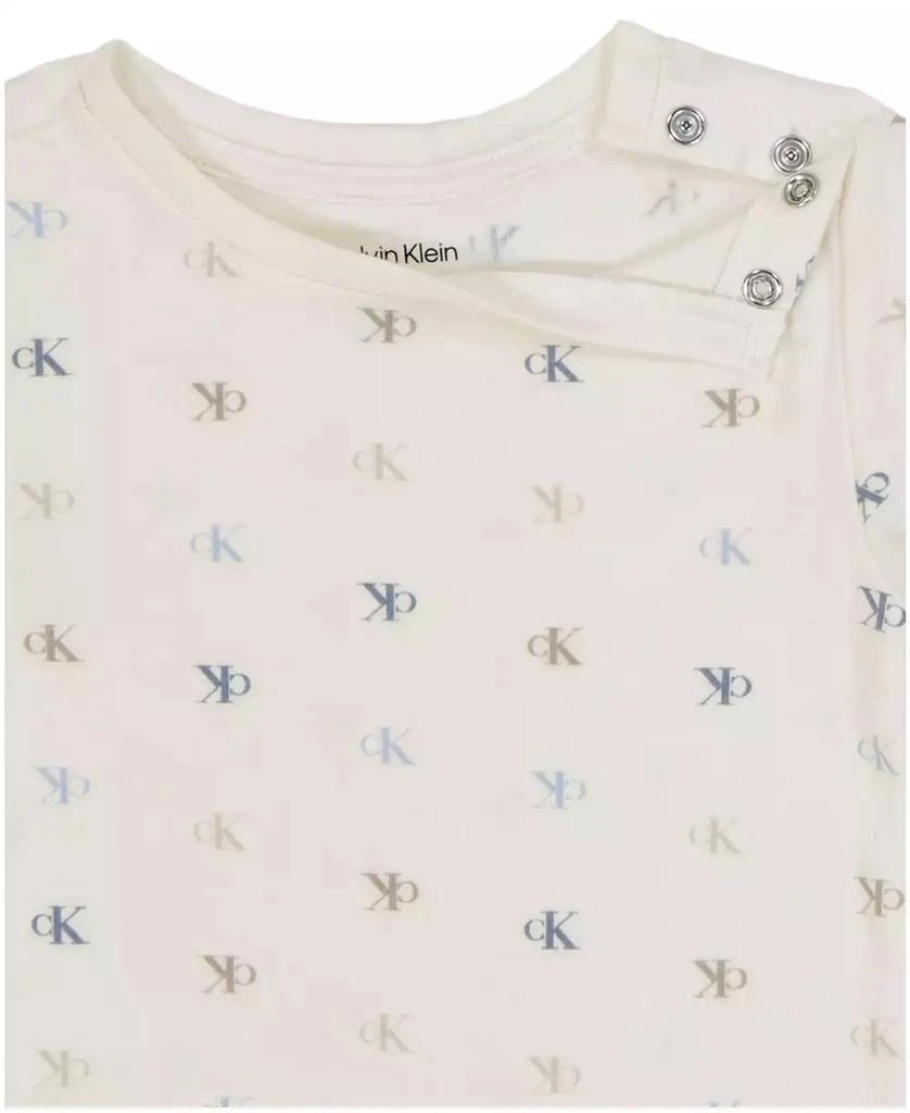 商品Calvin Klein|Baby Boys 2-Piece Bodysuit and Overall Set,价格¥155,第3张图片详细描述