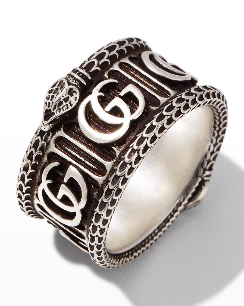商品Gucci|Men's GG Marmont Snake Ring,价格¥2830,第6张图片详细描述