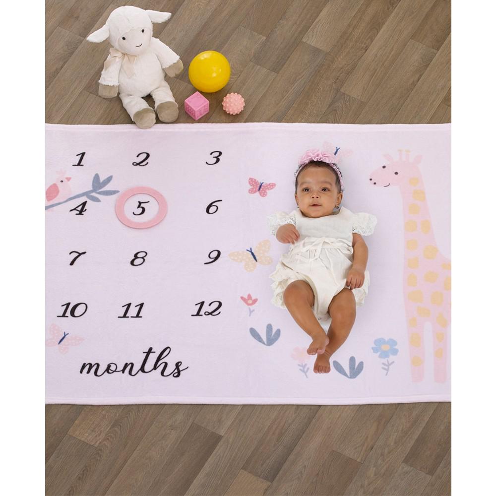 Pretty Giraffes Baby Milestone Blanket商品第4张图片规格展示