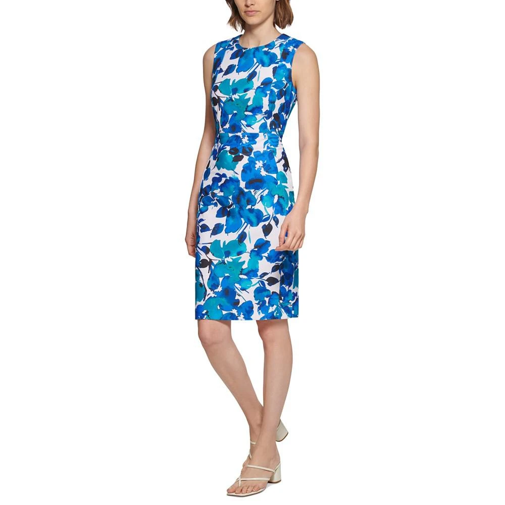商品Calvin Klein|Floral-Print Sheath Dress,价格¥290,第1张图片