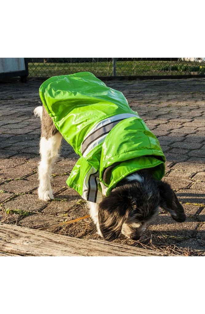 商品PET LIFE|Reflecta-Glow Adjustable and Reflective Dog Raincoat - Medium,价格¥229,第4张图片详细描述