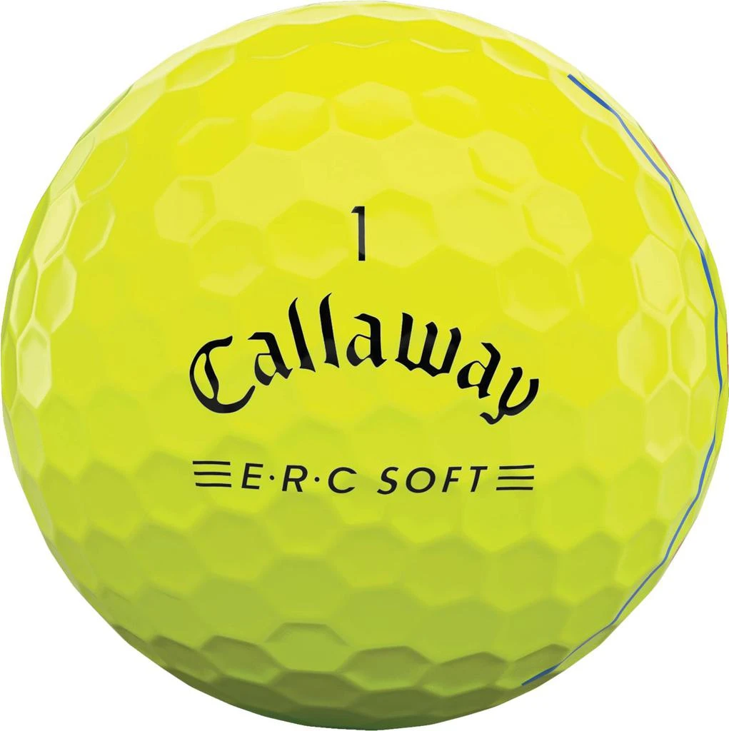 商品Callaway|Callaway 2021 ERC Soft Triple Track Yellow Golf Balls,价格¥288,第3张图片详细描述