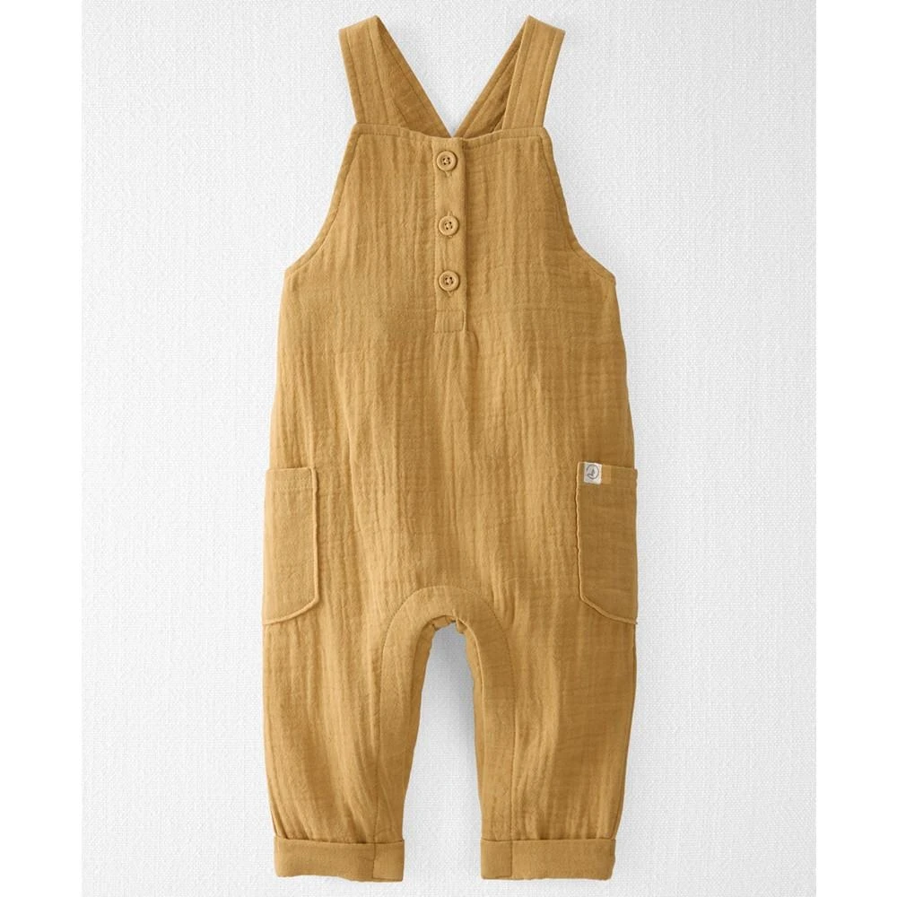 商品Carter's|Baby Boys or Baby Girls Organic Cotton Gauze Overalls,价格¥86,第1张图片