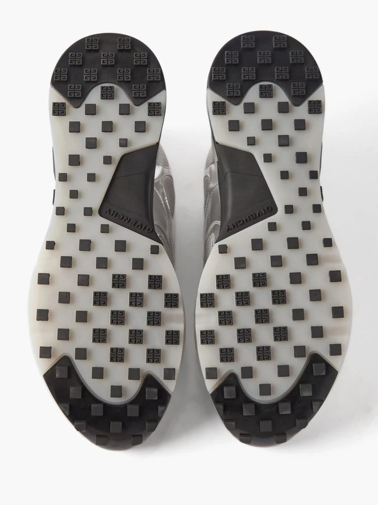 商品Givenchy|GIV 1 mesh and metallic-leather trainers,价格¥4412,第4张图片详细描述