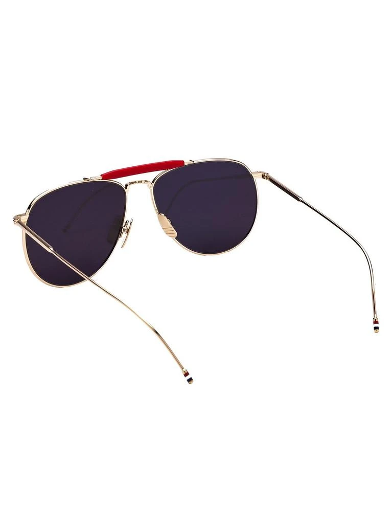 商品Thom Browne|Thom Browne Eyewear Mirror Lens Aviator Sunglasses,价格¥4559,第4张图片详细描述