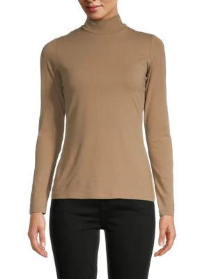 商品Susana Monaco|Cutout Mockneck Top,价格¥198,第1张图片