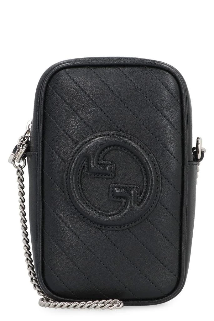 商品Gucci|GUCCI GUCCI BLONDIE LEATHER MINI CROSSBODY BAG,价格¥7196,第1张图片