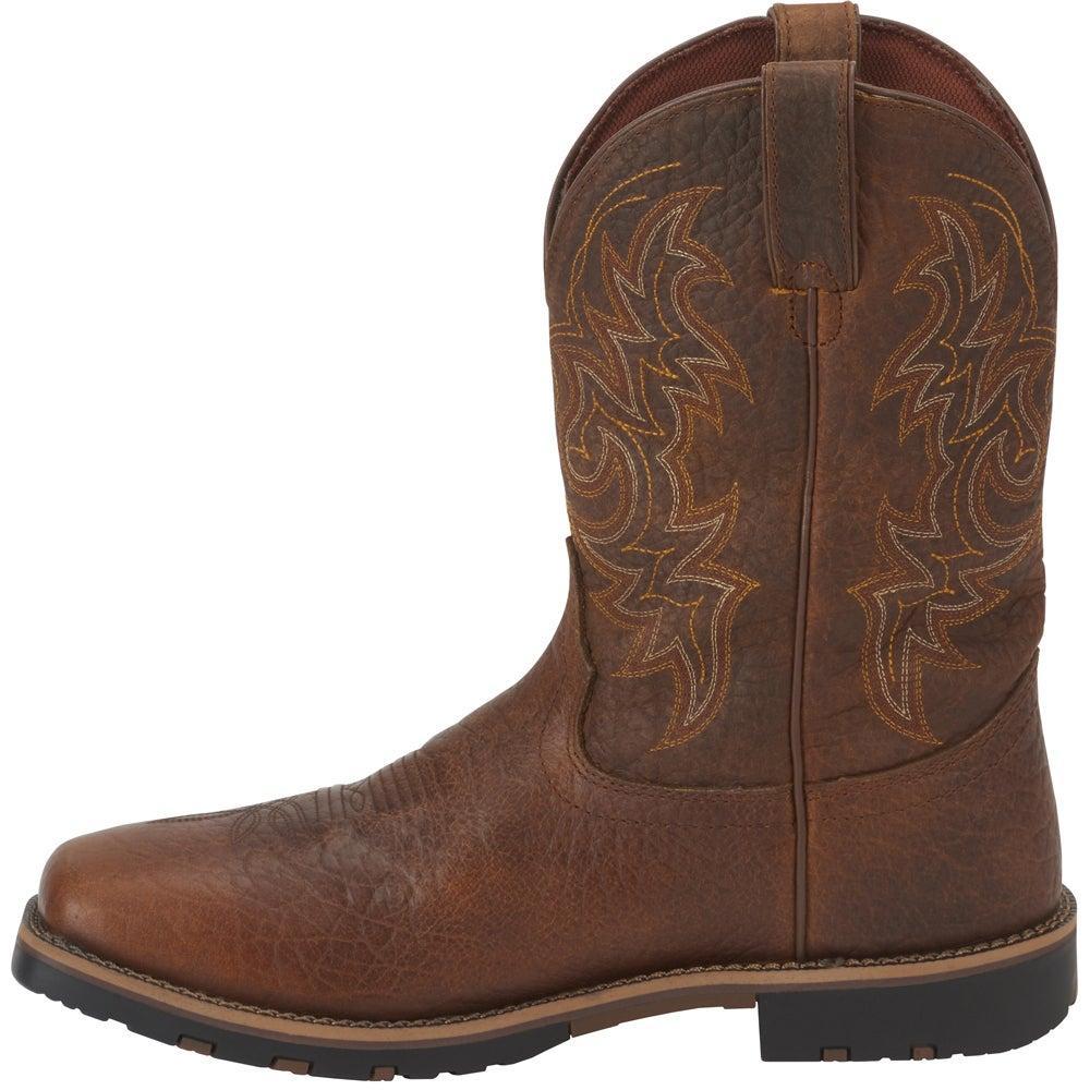 商品Justin Boots|Fireman Square Toe Cowboy Boots,价格¥1676,第6张图片详细描述