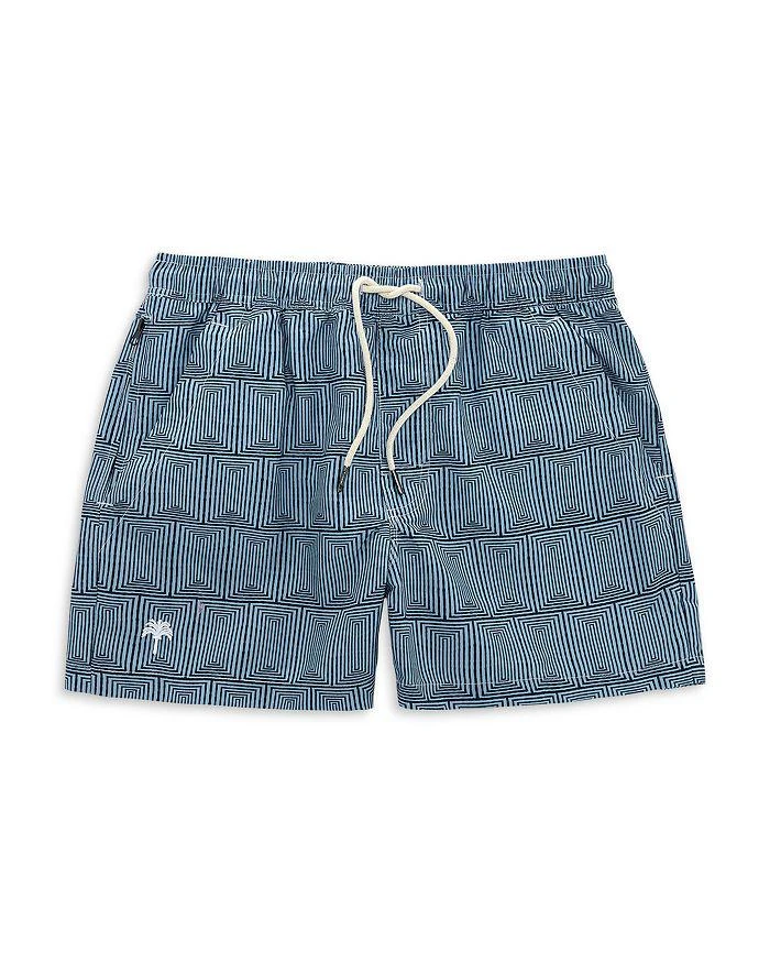 商品OAS|Indigo Tailored Fit Drawstring Swim Shorts,价格¥402,第1张图片